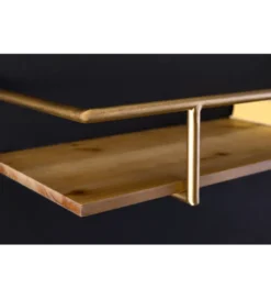 Półka HERITAGE 75 cm złota drewno sosny