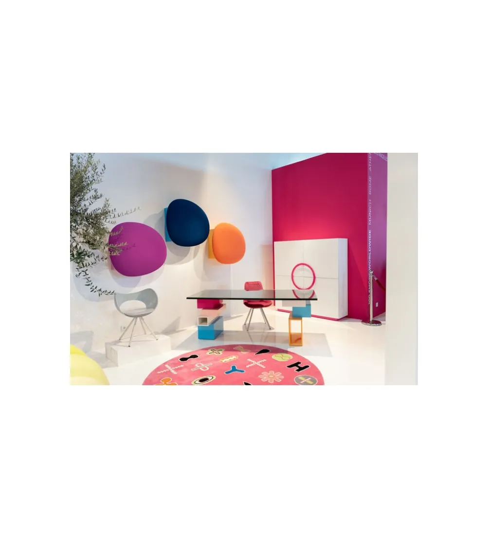 Półka NIMBUS 85 cm pomarańczowa