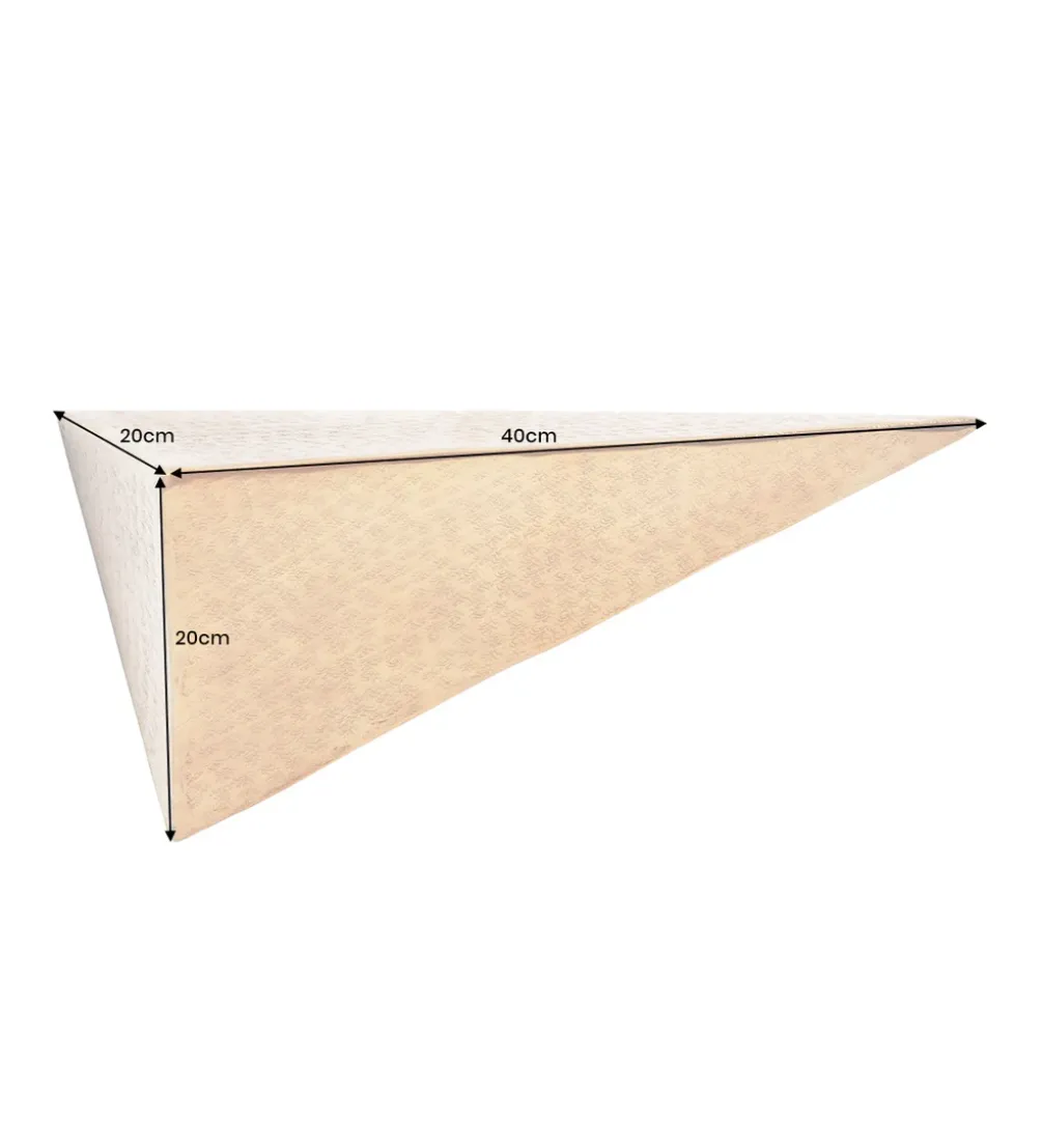 Półka PYRAMID 40 cm złota