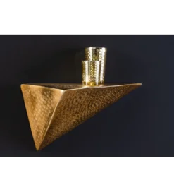 Półka PYRAMID 40 cm złota