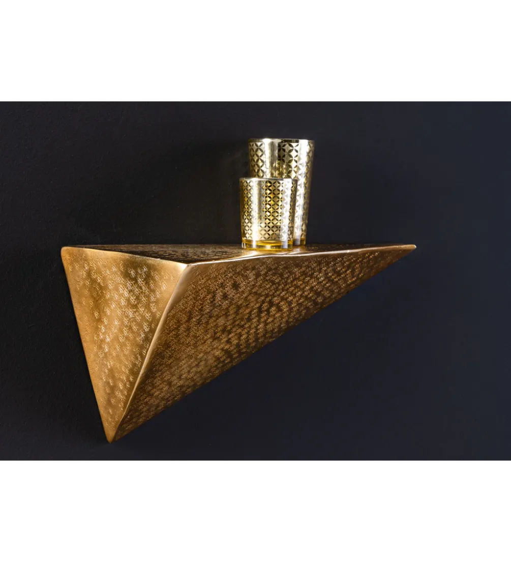 Półka PYRAMID 40 cm złota