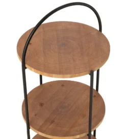 Półka VONI 43 cm w optyce drewna