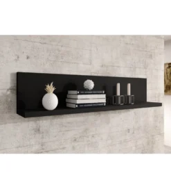 Półka wisząca BOTA 150 cm czarna