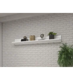 Półka wisząca TULSA 180 cm biała