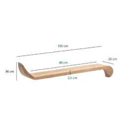 Półka WOHNLING 100 cm drewno mango