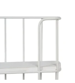Półka z haczykami ANOER 66 cm biała
