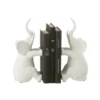 Podpora na książki Elephant set 2 biała