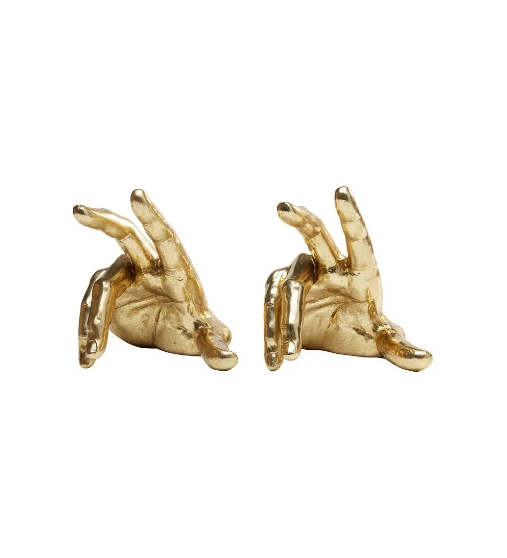 Podpora na książki Fingers set 2 złota