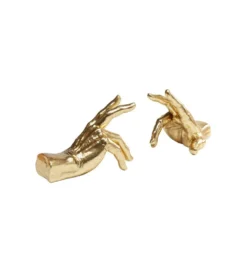 Podpora na książki Fingers set 2 złota