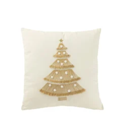 Poduszka Christmas Tree biało złota