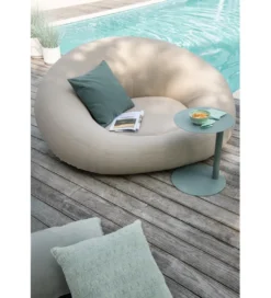 Pufa basenowa DONUT 175 cm szary