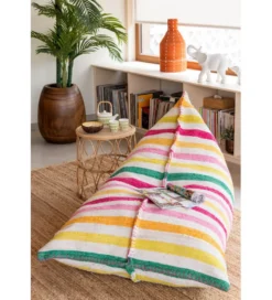 Pufa COCOON STRIPES 150 cm wielokolorowa