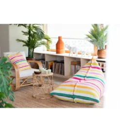 Pufa COCOON STRIPES 150 cm wielokolorowa