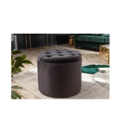 Pufa FABIO II 50 Cm czarna