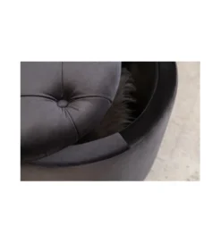 Pufa FABIO II 50 Cm czarna