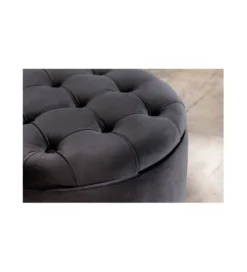 Pufa FABIO II 50 Cm czarna