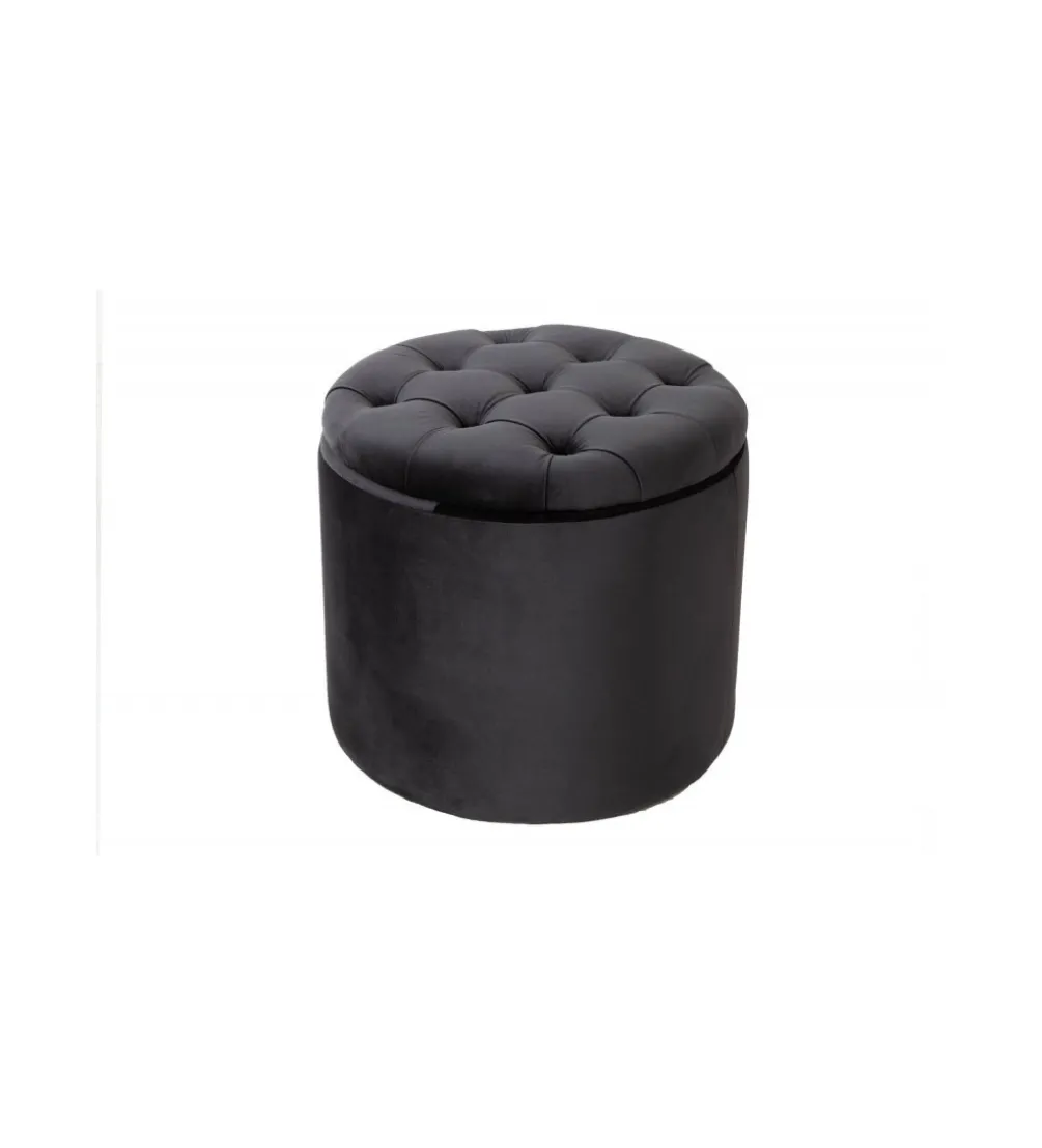 Pufa FABIO II 50 Cm czarna