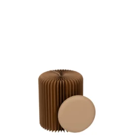 Pufa FOLDABLE 42 cm karmelowa