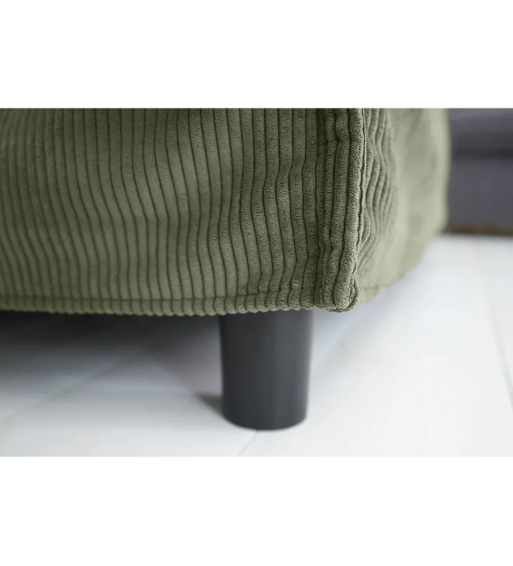 Pufa HEAVEN 100 cm cord zielona