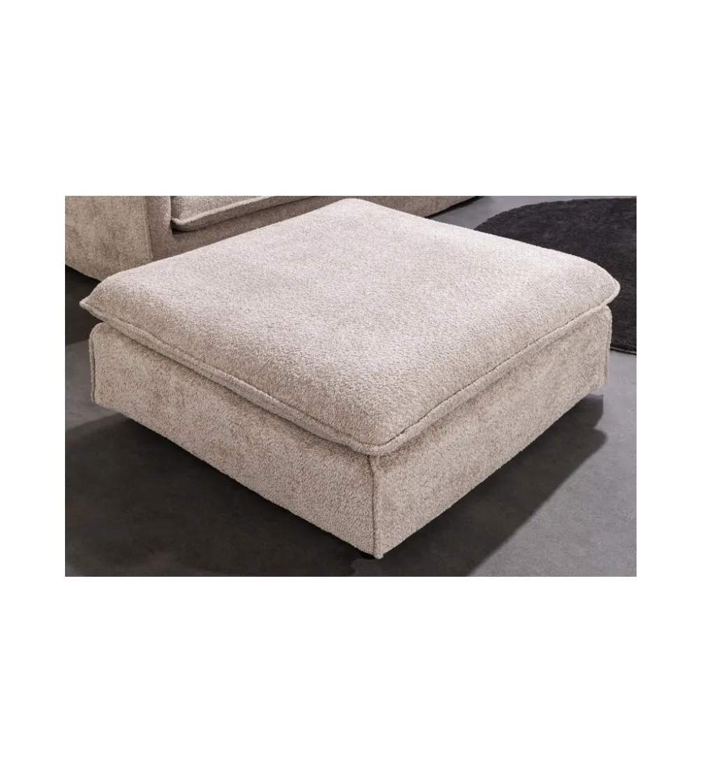 Pufa HEAVENLY Heaven 100 cm Bouclé beżowa