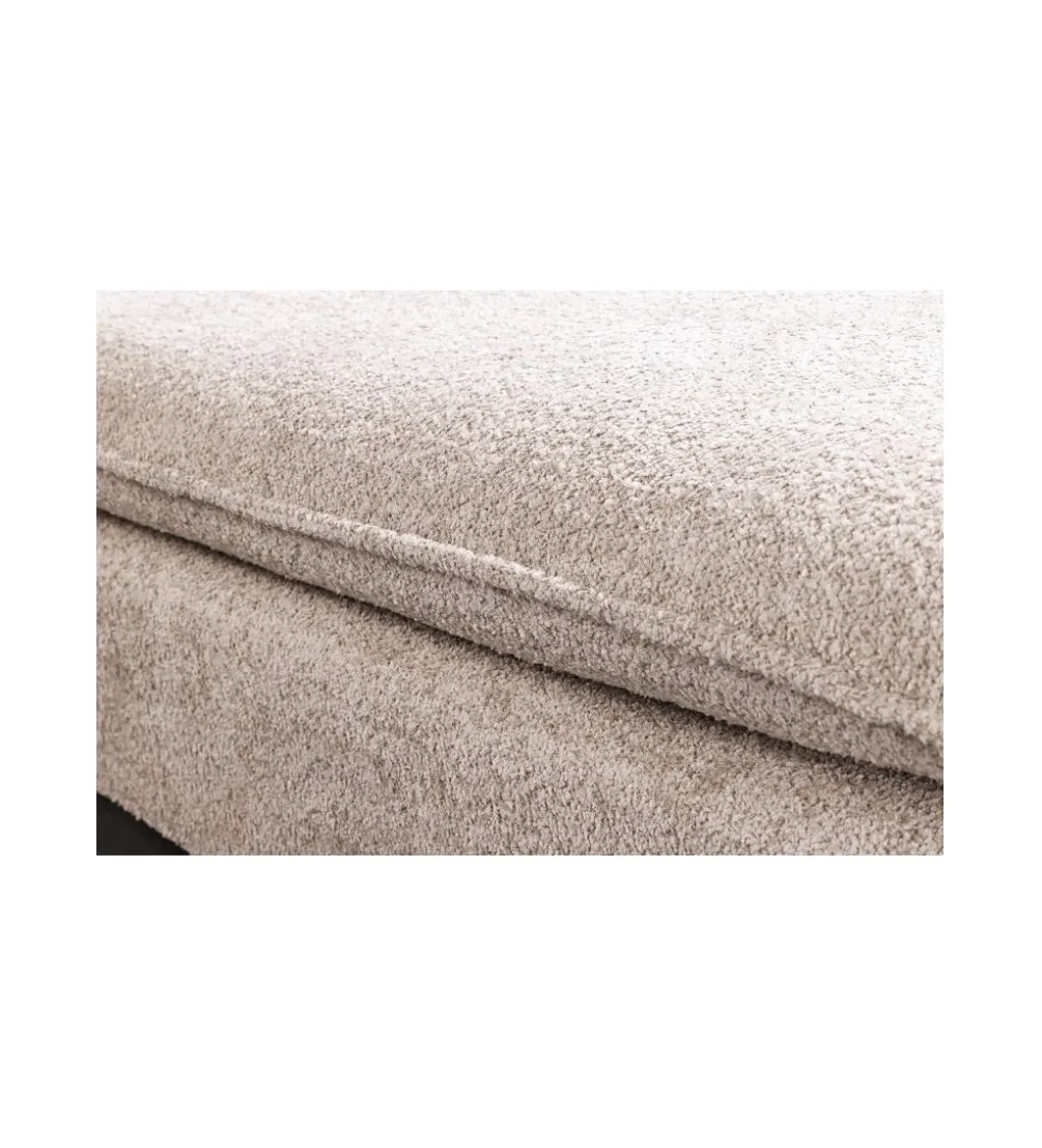 Pufa HEAVENLY Heaven 100 cm Bouclé beżowa