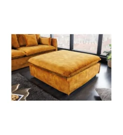 Pufa HEAVENLY Heaven 100 cm musztardowa