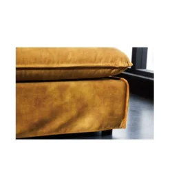 Pufa HEAVENLY Heaven 100 cm musztardowa