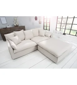 Pufa HEAVENLY Heaven 100 cm naturalny len