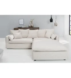 Pufa HEAVENLY Heaven 100 cm naturalny len