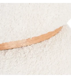 Pufa LEGANTO 45 cm kremowa