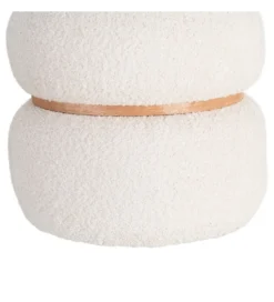 Pufa LEGANTO 45 cm kremowa