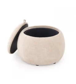 Pufa LUMI 40 cm beżowa