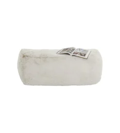 Pufa MIKA FURR 131 cm kremowa