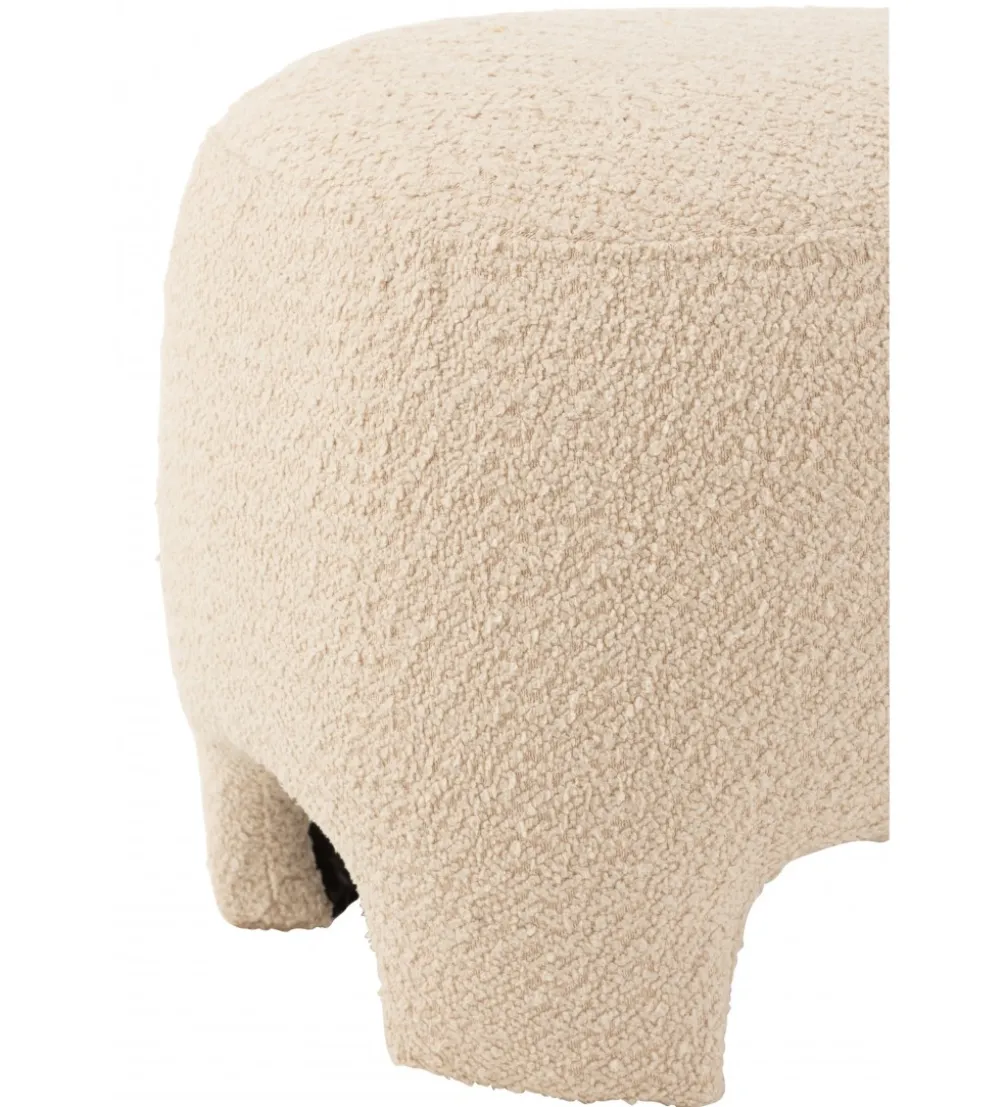 Pufa PARCO 55 cm beżowa