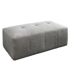Pufa ROYAL 120 cm bouclé szara