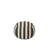Pufa STRIPED 45 cm czaro biała