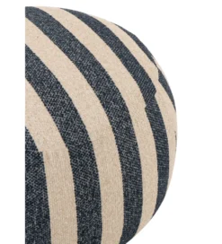 Pufa STRIPED 45 cm niebiesko biała