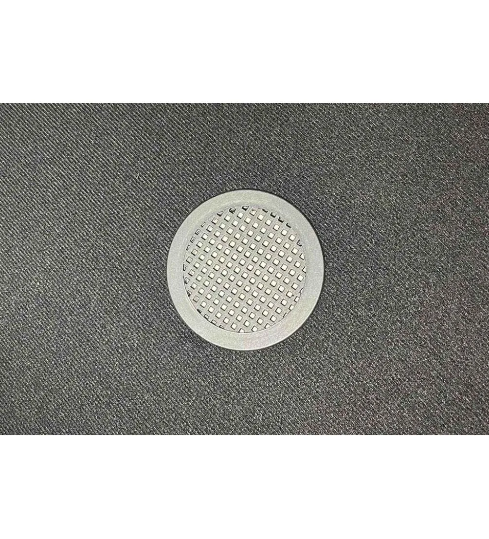 Pufa VOGUE 40 cm z schowkiem boucle biała
