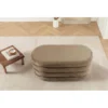 Pufa VOGUE 85 cm z schowkiem welwet champagne