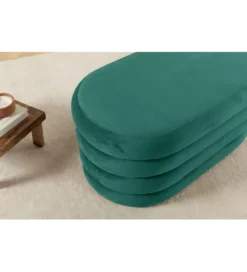 Pufa VOGUE 85 cm z schowkiem welwet zielony