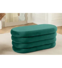 Pufa VOGUE 85 cm z schowkiem welwet zielony