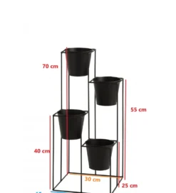 Regał na kwiaty Flowerpot Holder metalowy
