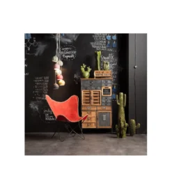 Regał ART FACTORY 77 cm drewno jodła