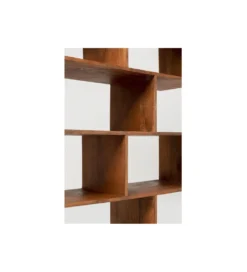 Regał AUTHENTICO ZICK ZACK 100 x 180 cm naturalny drewno mango