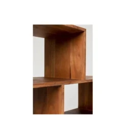 Regał AUTHENTICO ZICK ZACK 100 x 180 cm naturalny drewno mango
