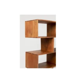 Regał AUTHENTICO ZICK ZACK 100 x 180 cm naturalny drewno mango