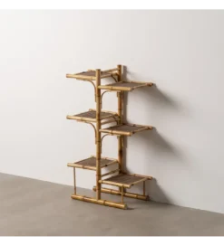 Regał BAMBÚ 57 cm bambus