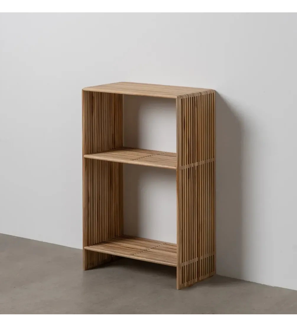 Regał BELLAMONTE 86 cm drewno teak naturalny