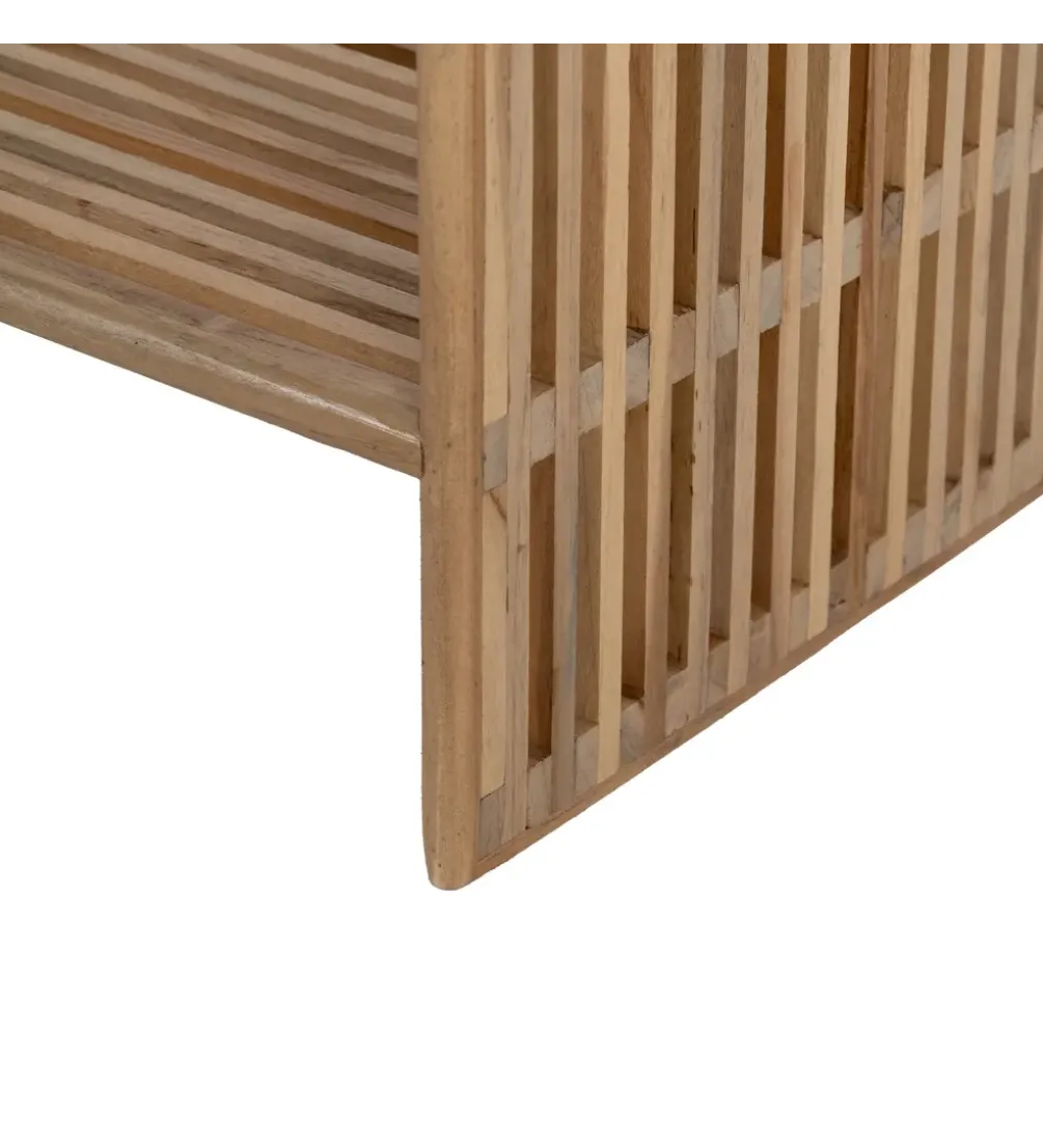Regał BELLAMONTE 86 cm drewno teak naturalny