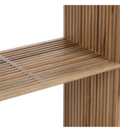Regał BELLAMONTE 86 cm drewno teak naturalny
